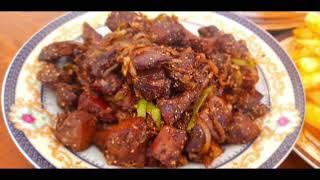 أسهل وألذ طريقة لطهي كبدة الخاروف The easiest and most delicious way to cook lamb liver [upl. by Laurena237]