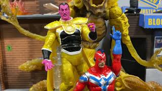 DC Multiverse Commander Steel and Sinestro Parallax Gold Label action figure review [upl. by Frieder]