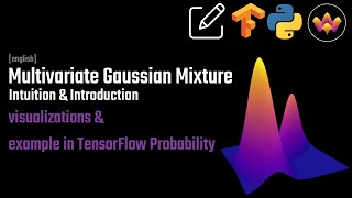 Multivariate Gaussian Mixture Model  Intuition amp Introduction  example in TensorFlow Probability [upl. by Trutko]