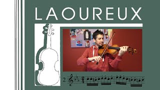 Laoureux Study on the Springing Bow 2  Allegretto  Violin Study [upl. by Odla537]