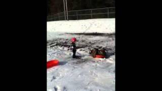 Nick Santonastasso Sledding [upl. by Einittirb]