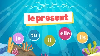 Conjugaison au présent  Jeu éducatif [upl. by Eiboh]