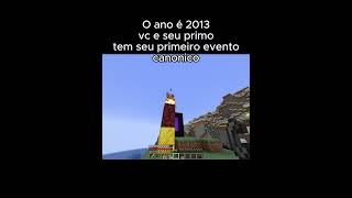 O EVENTO CANONICO NO MINECRAFT EP 3 minecraft minecraftshorts shorts memes meme [upl. by Terzas]