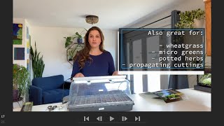 Seed Starting and Indoor Growing Made Easy [upl. by Eiramyllek]