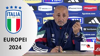 EUROPEI 2024 ITALIA LUCIANO SPALLETTI sentite cosa dice il tecnico in conferenza stampa [upl. by Remo]