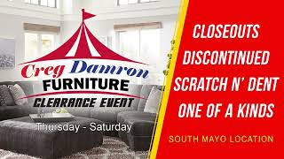 Creg Damron Furnitures Big Tent Clearance Event [upl. by Muller]