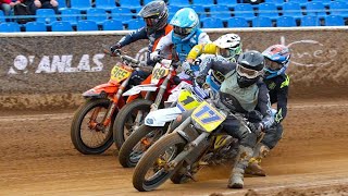 2024 FIM flattrack MM osakilpailun kooste Pardubice  Lasse Kurvinen racing [upl. by Herrod65]