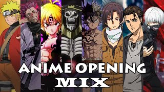 Anime Openings Music Mix 2  Best Anime OP All Time  Anime Opening Compilation 2021 [upl. by Nannerb349]