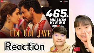 Udi Udi Jaye  Raees  Shah Rukh Khan amp Mahira khan  Ram Sampath  🇧🇹 🇨🇳 couple reaction [upl. by Mercie781]