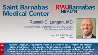 Russell C Langan MD discusses liver and colon cancer on WABC 770AM [upl. by Anahsahs]