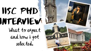 IISc Bangalore PhD Interview Experience  Questions Asked  How I prepared  DEECS [upl. by Gnoc347]