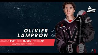 Espoirs LHJMQ Fenplast  Olivier Lampron [upl. by Amarette986]