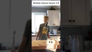 Grilled cheese levels 13 chef cooking cookingchannel tasty [upl. by Ynahirb]