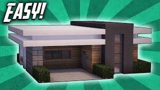 Minecraft How To Build A Small Modern House Tutorial 11 [upl. by Westmoreland]