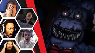 Lets Players Reaction To Their First Jumpscare In FNAF 4  Five Nights At Freddys 4 [upl. by Kinzer892]