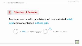 Organic Chemistry  U5L2  Reactions of benzene 1 [upl. by Solomon511]