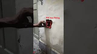 PVC box fittingelectric youtube how [upl. by Tatia]