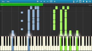 The Lumineers  Ho Hey Piano Version Synthesia [upl. by Ilac]