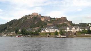 Festung Ehrenbreitstein in Koblenz  September 2012 RheinlandPfalz Germany in HD [upl. by Sherris]