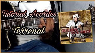 Terrenal  Julión Álvarez  Tutorial de Guitarra  Acordes [upl. by Haff]