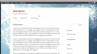 7  Ændre Forside i Wordpress [upl. by Ahsinaw]