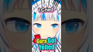 Gura Got YELLED In Real Life😡 vtuber hololiveen hololive gawrgura [upl. by Ikcir]