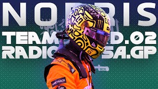 Best of Lando Norris Team Radio from Jeddah  2024 Saudi Arabia [upl. by Harvard926]