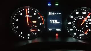 Hyundai Elantra Sport 2018 0 to 124 mph [upl. by Arihday]