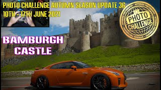 Forza Horizon 4 Photo Challenge  Bamburgh Castle  Autumn season Update 36 [upl. by Atinat]