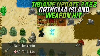 TIBIAME UPDATE 2022 QUEST ORTHOMA ISLAND WEAPON HIT [upl. by Layman]