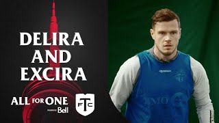 Delira amp Excira Kevin Long signs for TFC  All For One Moment presented by Bell [upl. by Nryhtak]