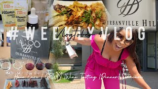 Digital Diary Vlogtober 4Hair dayGRWMWine TastingAirportDinner amp more southafricanyoutuber [upl. by Louanna]