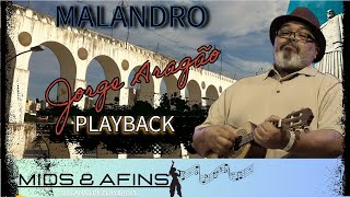 MALANDRO  JORGE ARAGÃO  PLAYBACK [upl. by Jenilee]