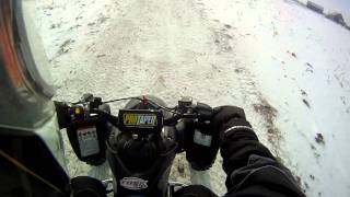 Honda TRX450r HRC Kit GoPro HD and Bombardier DS650 03022012 QCCanada [upl. by Cohby]