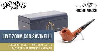 Live Zoom con Savinelli e GustoTabacco [upl. by Isaak591]