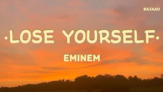 Eminem  Lose Yourself Lyrics [upl. by Llen]