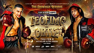 Teofimo Lopez vs Jamaine Ortiz  OFFICIAL TRAILER  THE SHOWMAN RETURNS [upl. by Thapa229]