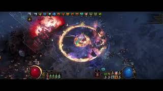 PoE 325 Settlers  Righteous Fire Chieftain OneButton Build with Svalinn  Random Map Showcase [upl. by Appleton25]