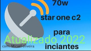 Star one C2  70w  como encotrar atualizado para iniciantes [upl. by Oicnanev905]