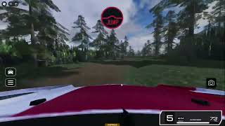 Roblox Rally Racing scotland map speedrun [upl. by Nahtnhoj904]