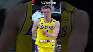 NBA Teams Highlights 🏀daltonknecht with the corner triple for 18 straight points NBARooks [upl. by Rehtae]