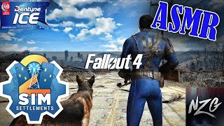 ASMR Fallout 4 Sim Settlements 2  Relaxing😴  Gum Chewing 🍬 Whisper 💤 [upl. by Yevoc746]