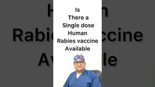 Is there a single dose Rabies vaccine that will provide life long immunity rabies [upl. by Cianca]