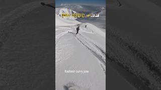 Heli 🚁 skiing ⛷️🏂 Gulmarg DM for more INFO kashmir skiing snowboarding heliskiing [upl. by Rodnas]