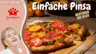 So einfach und so lecker😋 Da werden sich deine Gäste freuen PINSA mit einem Mehl 😍 Silkeswelt [upl. by Cain609]