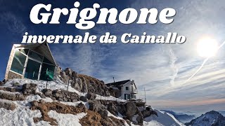 Grigna Settentrionale invernale da Cainallo  Lecco Trekking LombardiaItaly [upl. by Rosabella204]