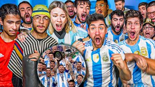 Argentina vs Colombia  Reacciones de Amigos  FINAL Copa América 2024 [upl. by Baseler]