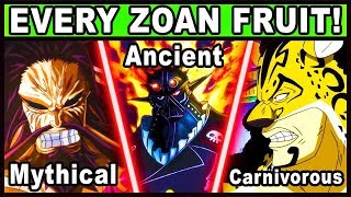 All Zoan Users and Their Powers Explained One Piece Every Devil Fruit [upl. by Paley]