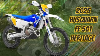 Husqvarna FE 501 Heritage 2025 Detail Looks [upl. by Drice513]