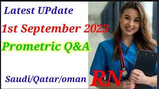 Recent Prometric questions and answer 1st September 2023 how to pass prometric exams for Nurses [upl. by Christian637]